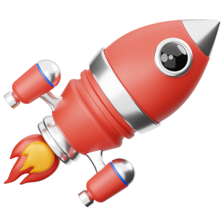 Rocket  3D Icon