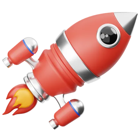 Rocket  3D Icon