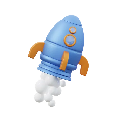 Rocket  3D Icon