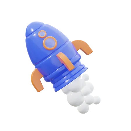 Rocket  3D Icon