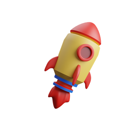 Rocket  3D Icon