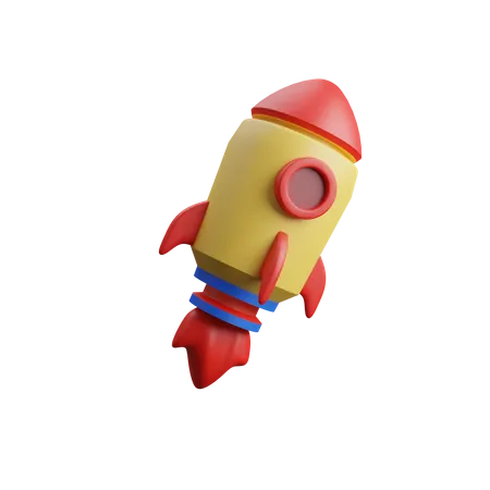 Rocket  3D Icon