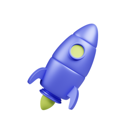 Rocket  3D Icon