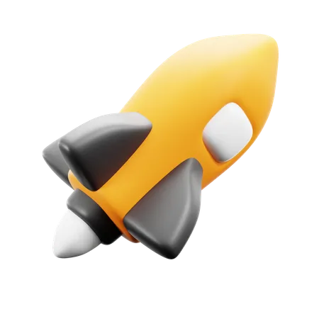 Rocket  3D Icon