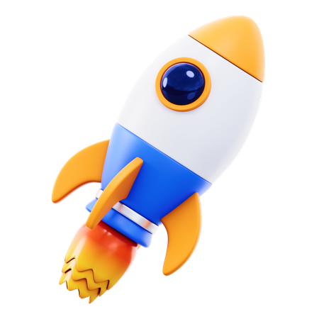 Rocket  3D Icon