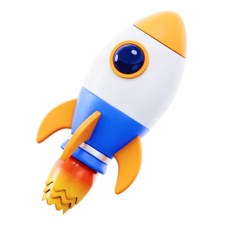 Rocket  3D Icon