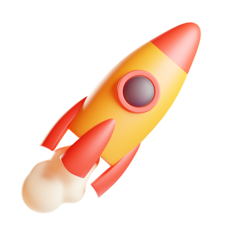 Rocket  3D Icon