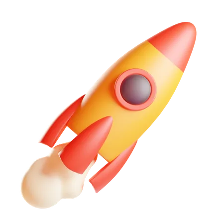 Rocket  3D Icon