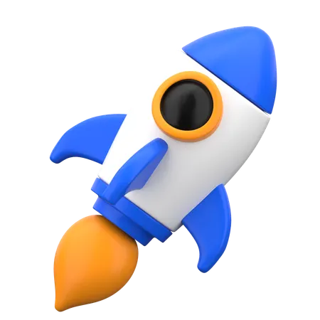 Rocket  3D Icon