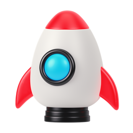 Rocket  3D Icon