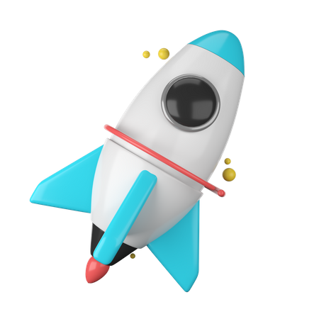 Rocket  3D Icon