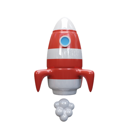 Rocket  3D Icon