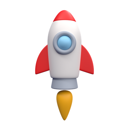 Rocket  3D Icon