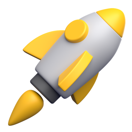 Rocket  3D Icon