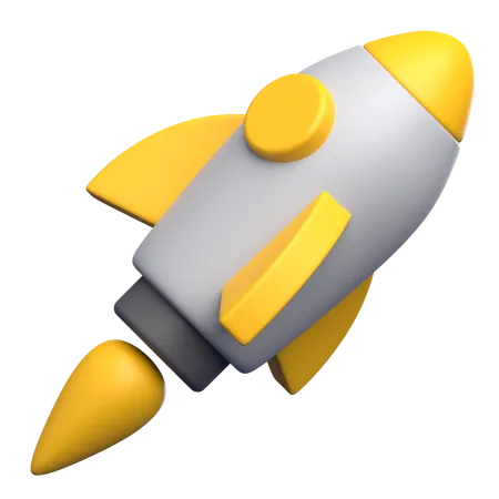 Rocket  3D Icon