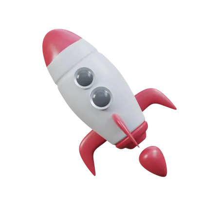 Rocket  3D Icon