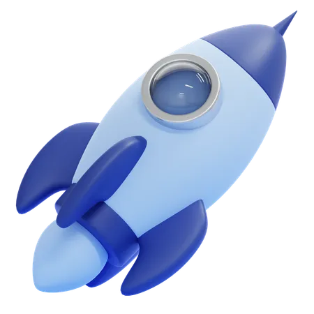 Rocket  3D Icon