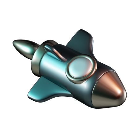 Rocket  3D Icon