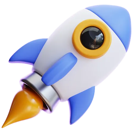 Rocket  3D Icon