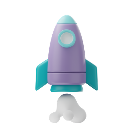 Rocket  3D Icon