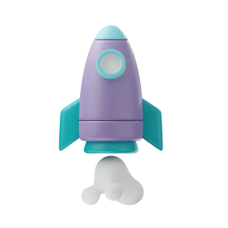 Rocket  3D Icon