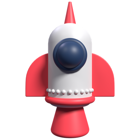 Rocket  3D Icon