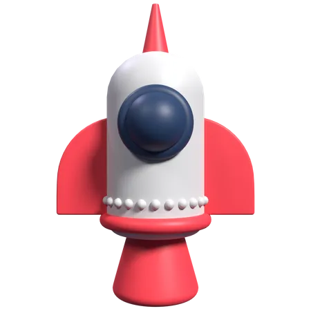 Rocket  3D Icon