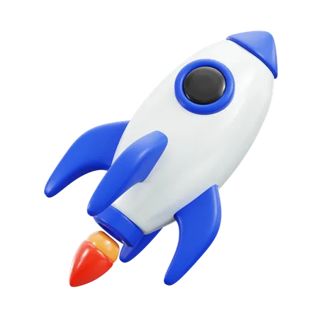 Rocket  3D Icon