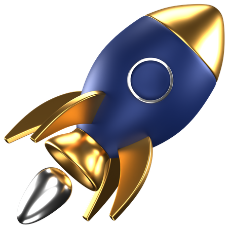 Rocket  3D Icon