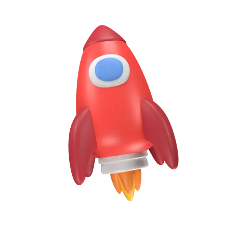 Rocket  3D Icon