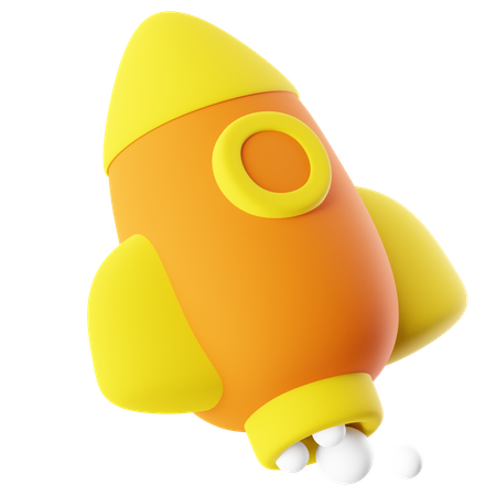 Rocket  3D Icon