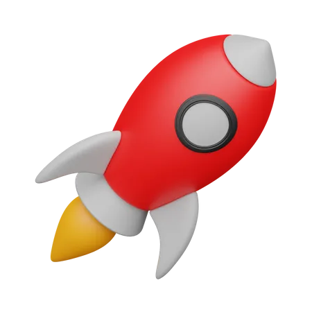 Rocket  3D Icon