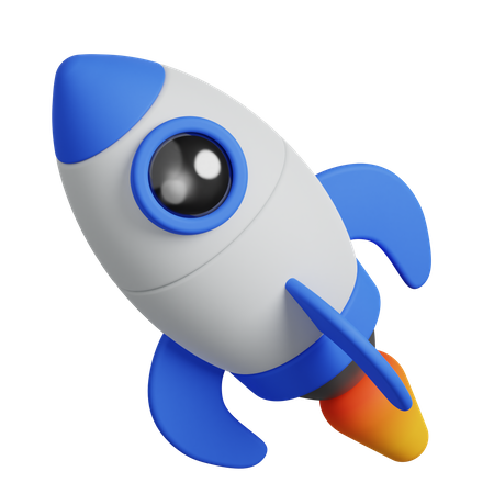 Rocket  3D Icon