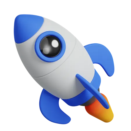 Rocket  3D Icon