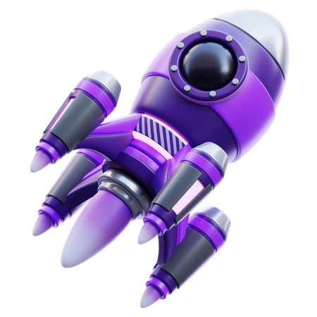 Rocket  3D Icon