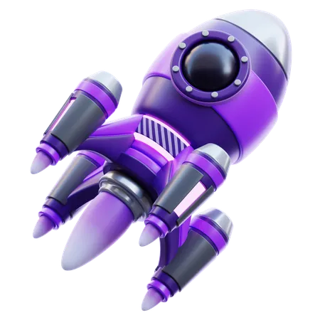 Rocket  3D Icon