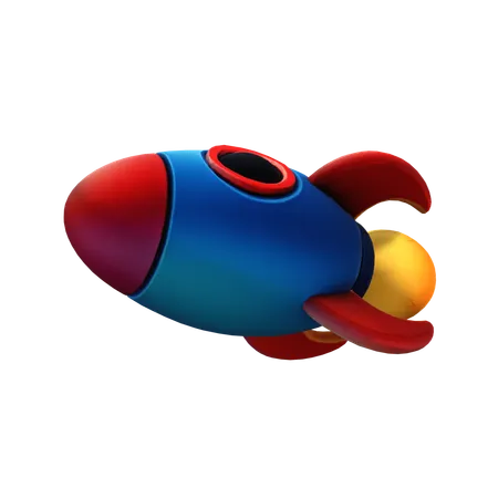 Rocket  3D Icon