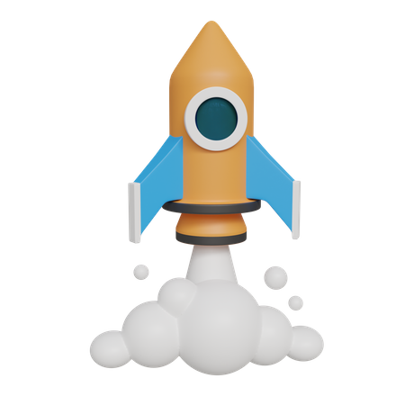 Rocket  3D Icon