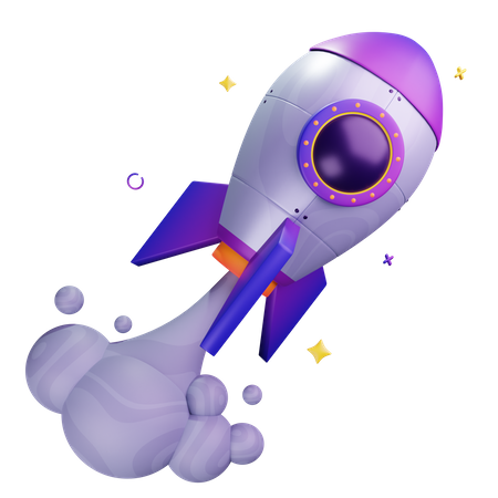 Rocket  3D Icon