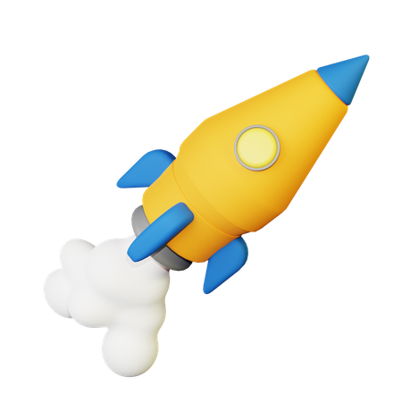 Rocket  3D Icon