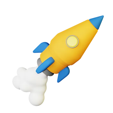 Rocket  3D Icon