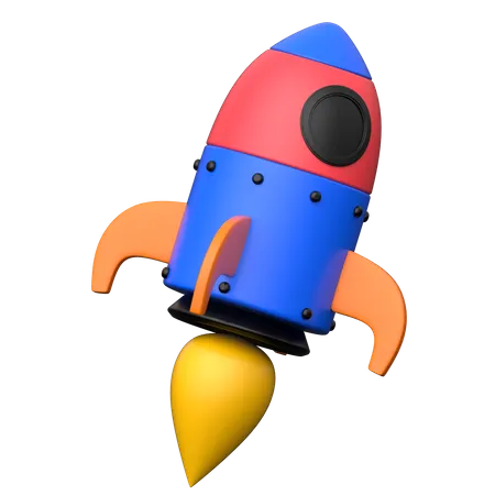 Rocket  3D Icon