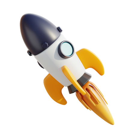 Rocket  3D Icon