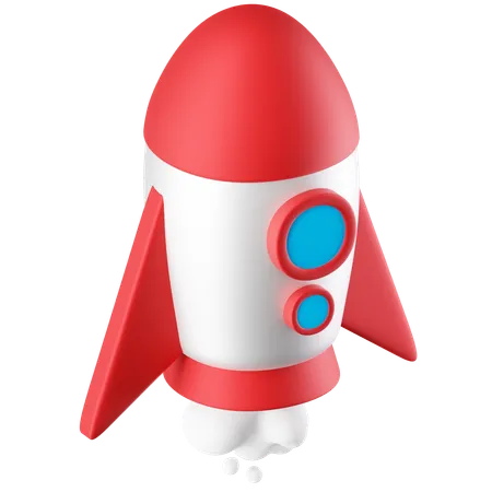 Rocket  3D Icon