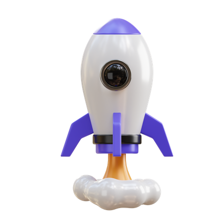 Rocket  3D Icon