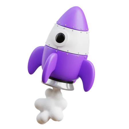 Rocket  3D Icon