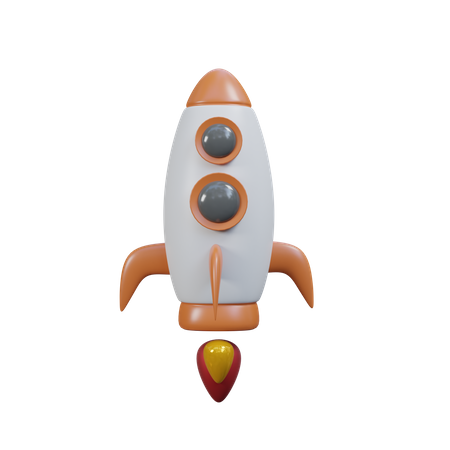 Rocket  3D Icon