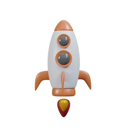 Rocket  3D Icon