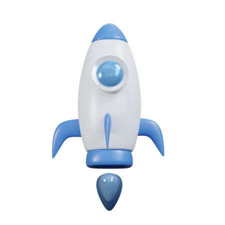 Rocket  3D Icon