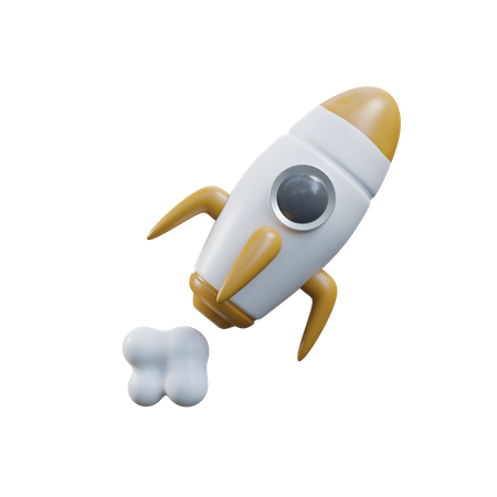 Rocket  3D Icon